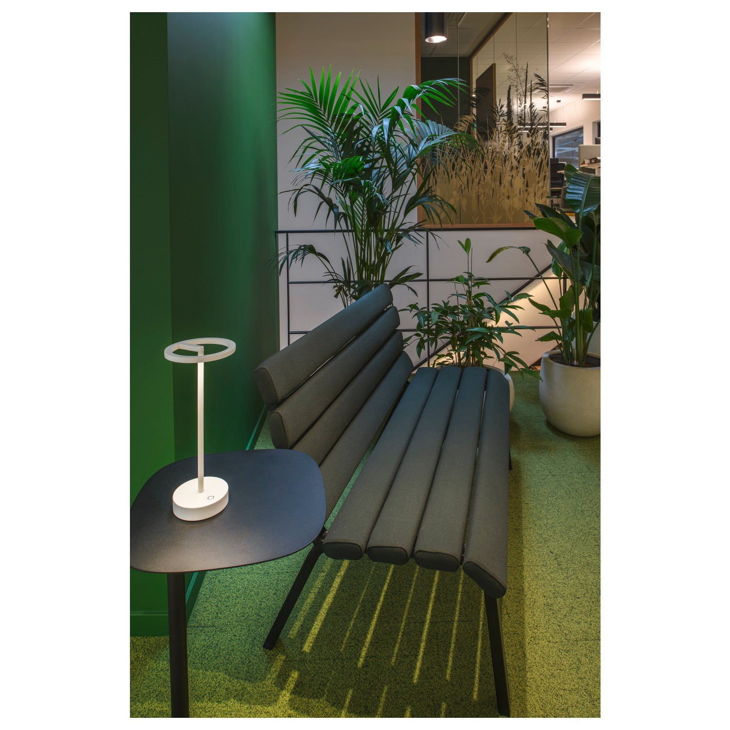 VINOLINA ONE, luminária de mesa, bateria, IP54, 2700 K, TOUCH, branco