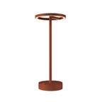 VINOLINA ONE, luminária de mesa, bateria, IP54, 2700 K, TOUCH, ferrugem