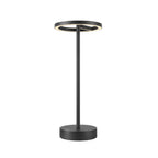 VINOLINA ONE, luminária de mesa, bateria, IP54, 2700 K, TOUCH, preto