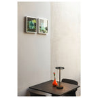 VINOLINA ONE, luminária de mesa, bateria, IP54, 2700 K, TOUCH, preto
