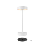 VINOLINA, luminária de mesa, bateria, IP54, 2700/3000 K, TOUCH, branco