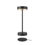 VINOLINA, luminária de mesa, bateria, IP54, 2700/3000 K, TOUCH, preto