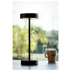 VINOLINA, luminária de mesa, bateria, IP54, 2700/3000 K, TOUCH, preto