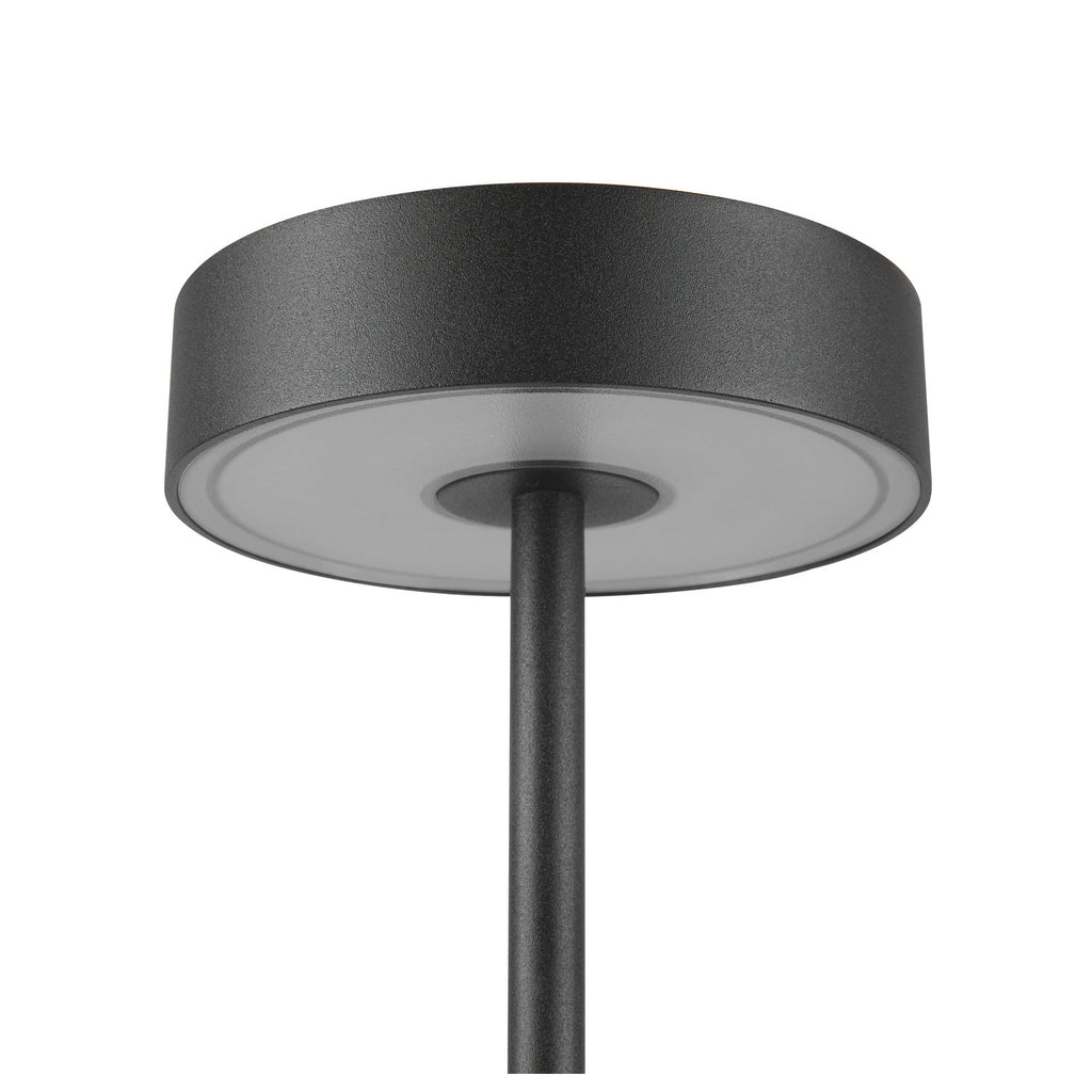 VINOLINA, luminária de mesa, bateria, IP54, 2700/3000 K, TOUCH, preto