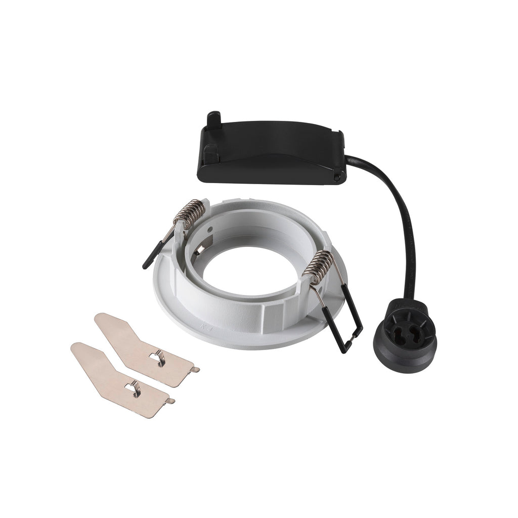 NEW TRIA 68, luminária para encastrar no teto, redondo, máx. 10 W GU10, branco