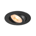 NEW TRIA 68, luminária para encastrar no teto, redondo, máx. 10 W GU10, preto