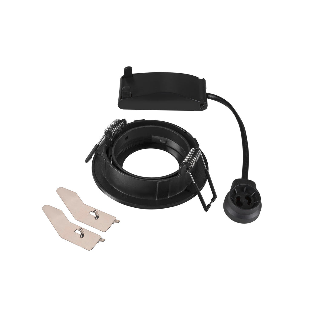 NEW TRIA 68, luminária para encastrar no teto, redondo, máx. 10 W GU10, preto