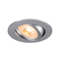 NEW TRIA 68, luminária para encastrar no teto, redondo, máx. 10 W GU10, alumínio
