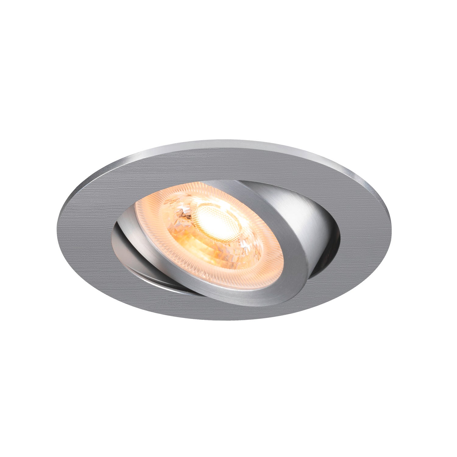 NEW TRIA 68, luminária para encastrar no teto, redondo, máx. 10 W GU10, alumínio