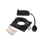 NEW TRIA 68, luminária para encastrar no teto, quadrado, máx. 10 W GU10, preto