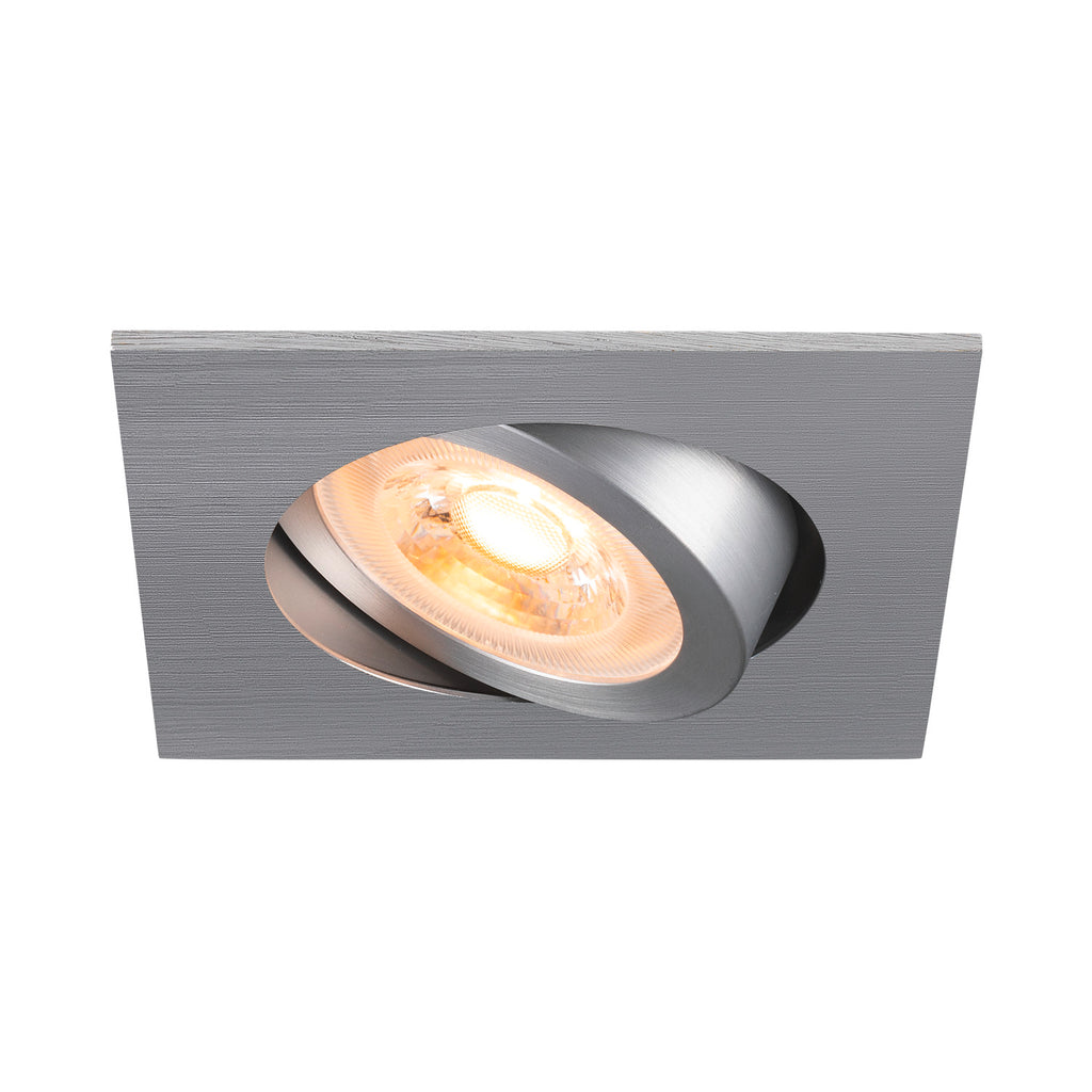 NEW TRIA 68, luminária para encastrar no teto, quadrado, máx. 10 W GU10, alumínio