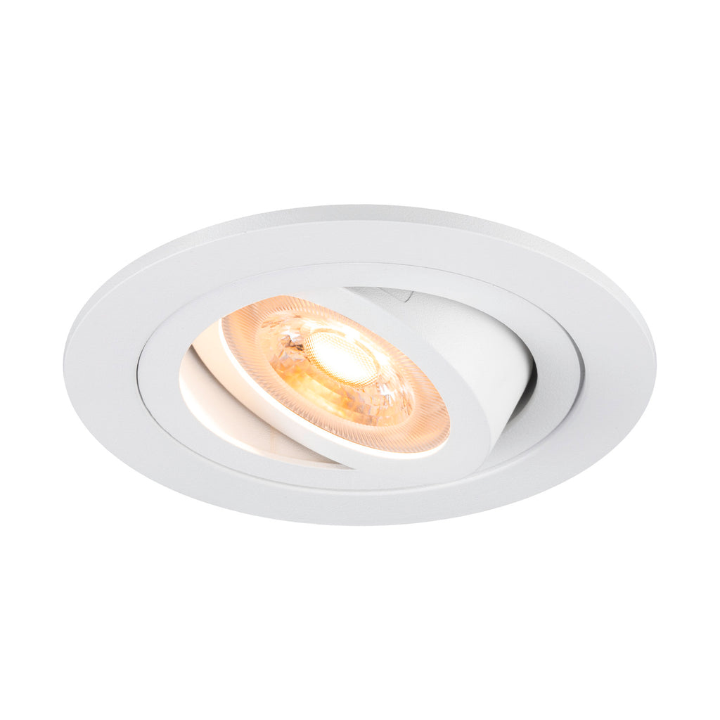 NEW TRIA® 75, luminária para encastrar no teto, redondo, máx. 10 W GU10, branco