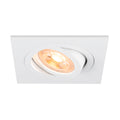 NEW TRIA® 75, luminária para encastrar no teto, quadrado, máx. 10 W GU10, branco