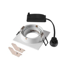 NEW TRIA® 75, luminária para encastrar no teto, quadrado, máx. 10 W GU10, branco