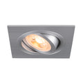 NEW TRIA® 75, luminária para encastrar no teto, quadrado, máx. 10 W GU10, alumínio