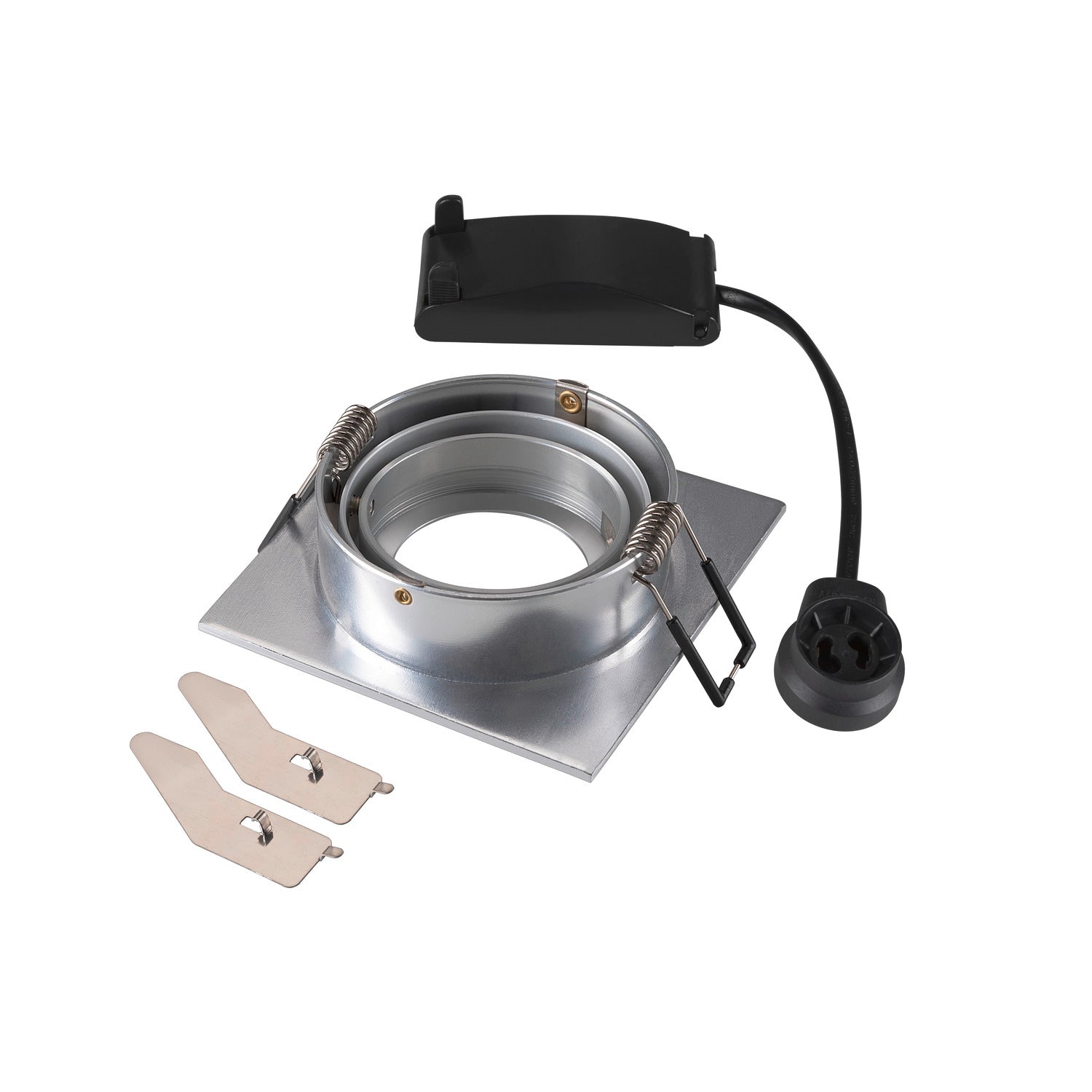 NEW TRIA® 75, luminária para encastrar no teto, quadrado, máx. 10 W GU10, alumínio