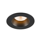 NEW TRIA 68®, luminária para encastrar no teto, 2700 K, 38°, IP 20 / IP 65, redondo, preto