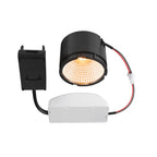NEW TRIA®, módulo LED, redondo, 2700 K, 60°, PHASE, preto