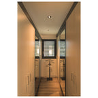 NEW TRIA® 68, luminária para encastrar no teto, 1800-3000 K, 38°, IP 20, redondo, preto