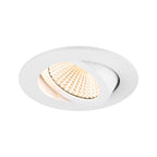 NEW TRIA 68, luminária para encastrar no teto, 1800-3000 K, 60°, IP 20, redondo, branco