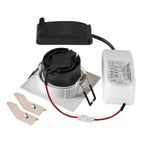 NEW TRIA® 68, luminária para encastrar no teto, 1800-3000 K, 38°, IP 20, quadrado, branco