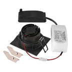 NEW TRIA® 68, luminária para encastrar no teto, 1800-3000 K, 60°, IP 20, quadrado, preto