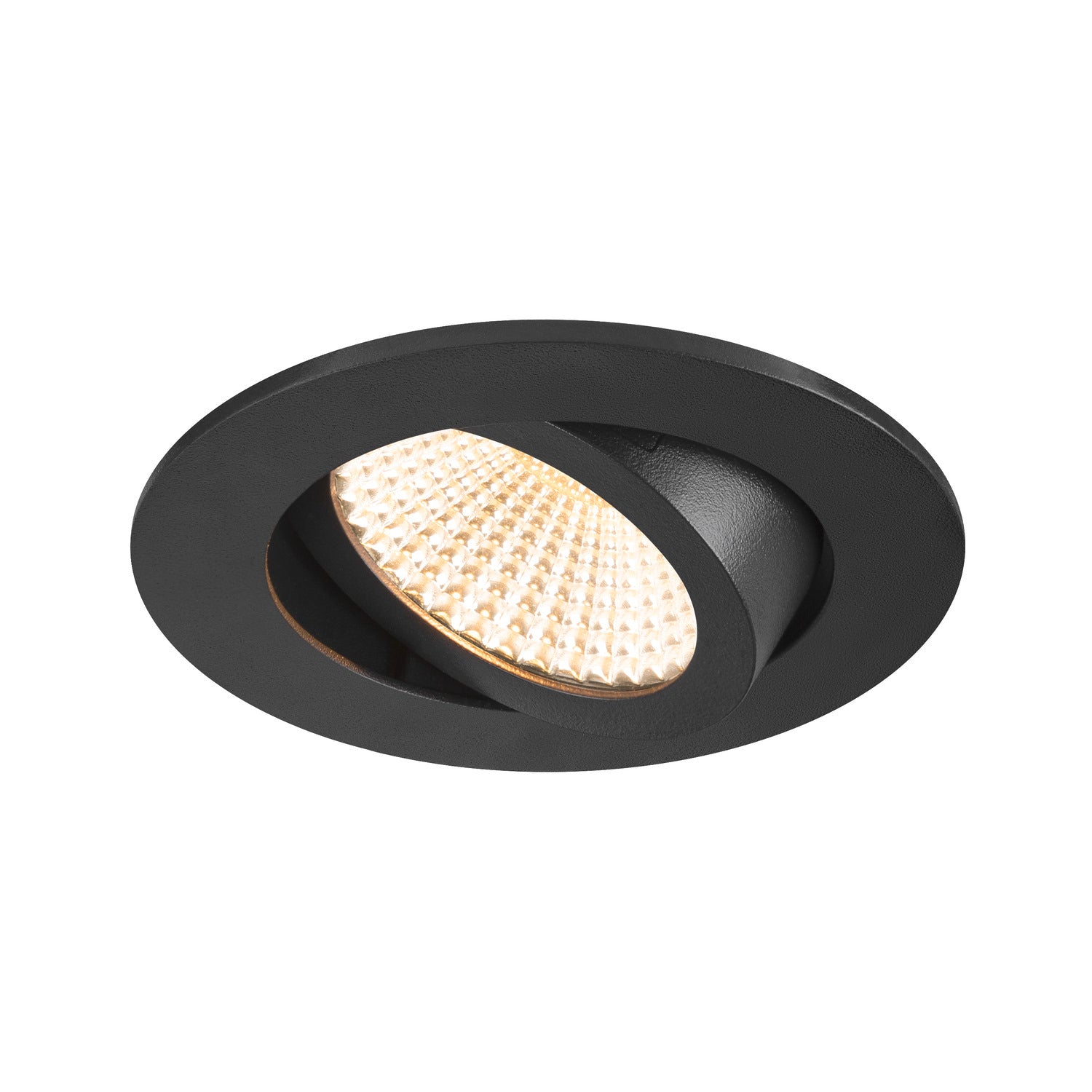 NEW TRIA® UNIVERSAL 68, luminária para encastrar no teto, 2500/3000/4000 K, 60°, IP 20, redondo, preto