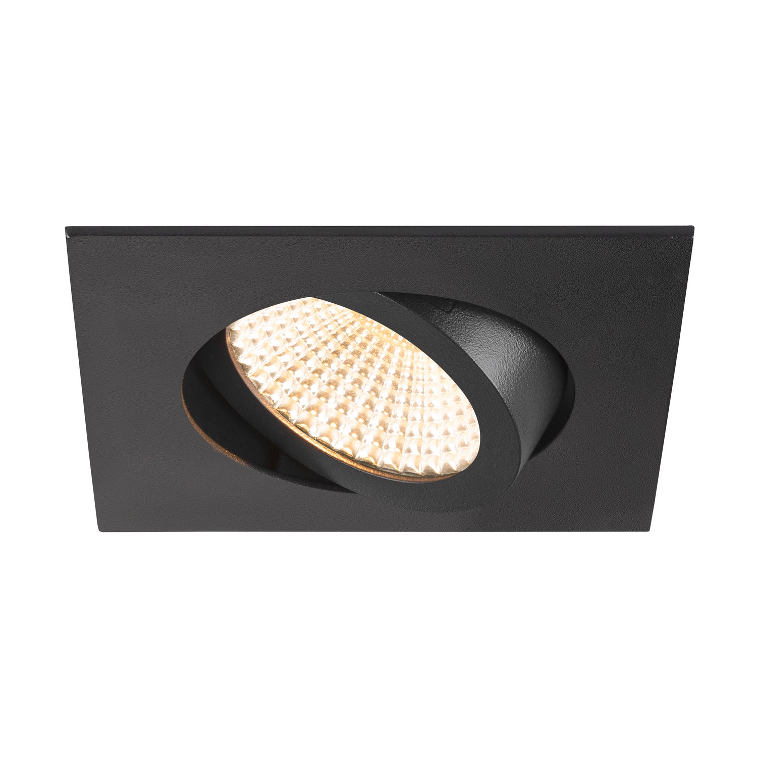 NEW TRIA® UNIVERSAL 68, luminária para encastrar no teto, 2500/3000/4000 K, 60°, IP 20, quadrado, preto