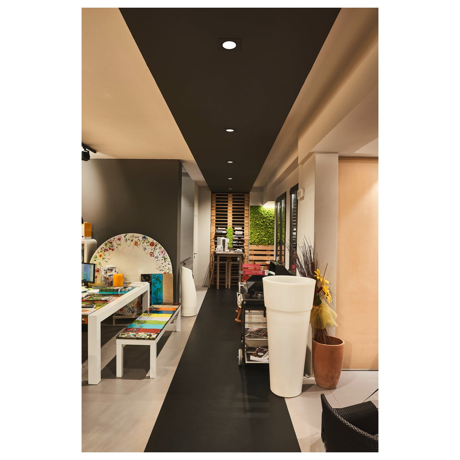 NEW TRIA®, módulo LED, redondo, 3000 K, 60°, PHASE, preto