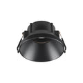 NEW TRIA® 75, aro para encastrar no teto, profundo, moldura, D: 8,2 A: 4,9 cm, IP 20, preto