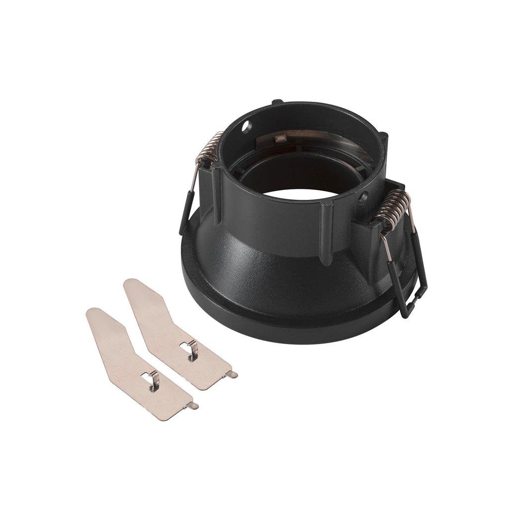 NEW TRIA® 75, aro para encastrar no teto, profundo, moldura, D: 8,2 A: 4,9 cm, IP 20, preto