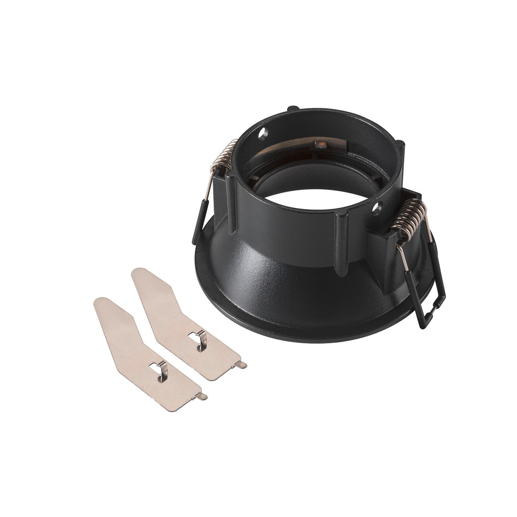 NEW TRIA® 75, aro para encastrar no teto, profundo, D: 8,2 A: 4,3 cm, IP 20, preto