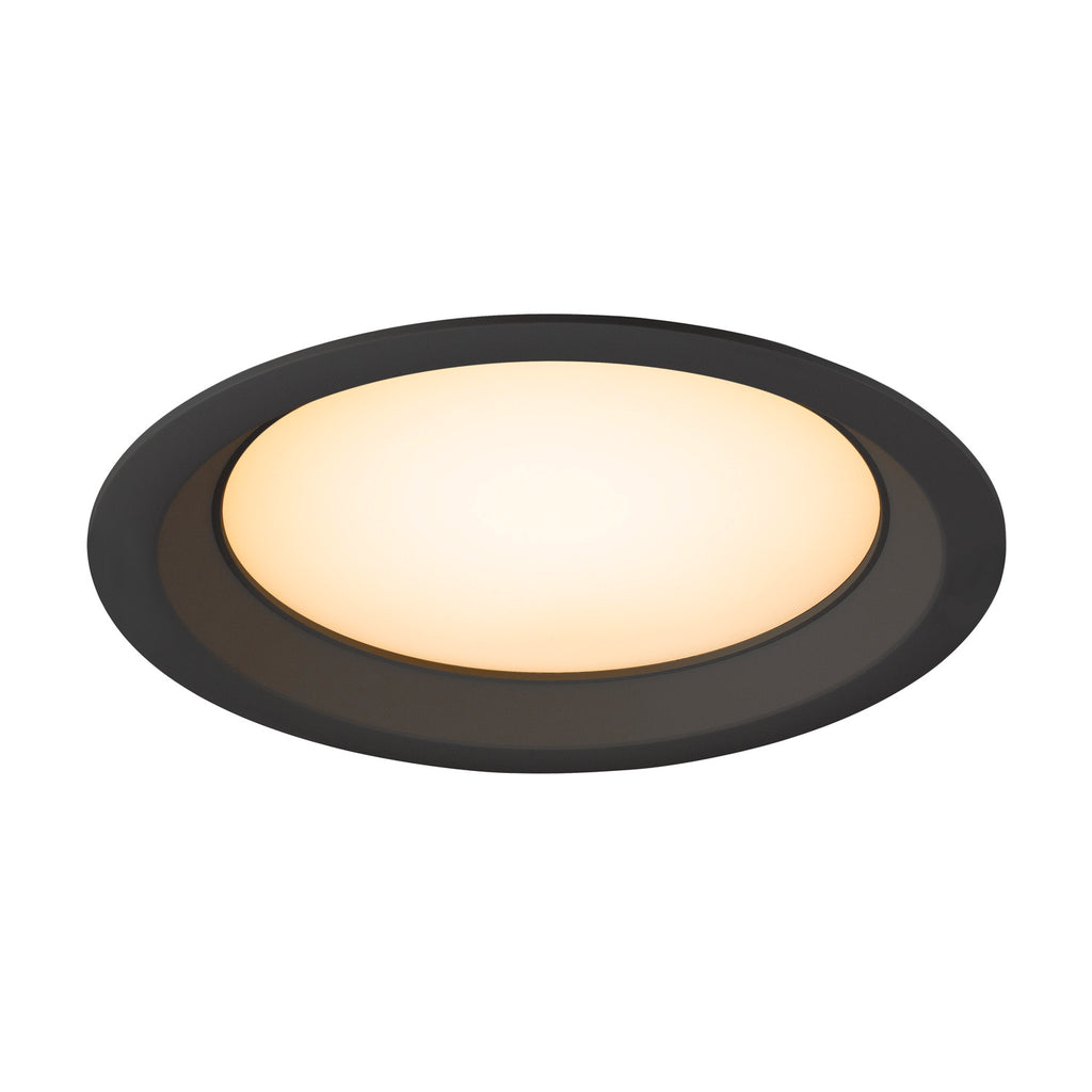 DOWNLIGHT V 200, cobertura ligeiramente embutida preto
