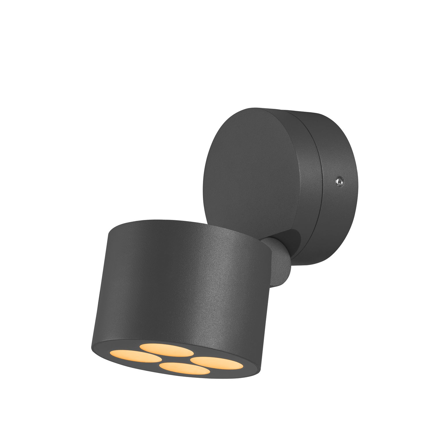 R-CUBE, luminária saliente para parede e teto, 2700/3000 K, 15 W, PHASE, 70°, antracite