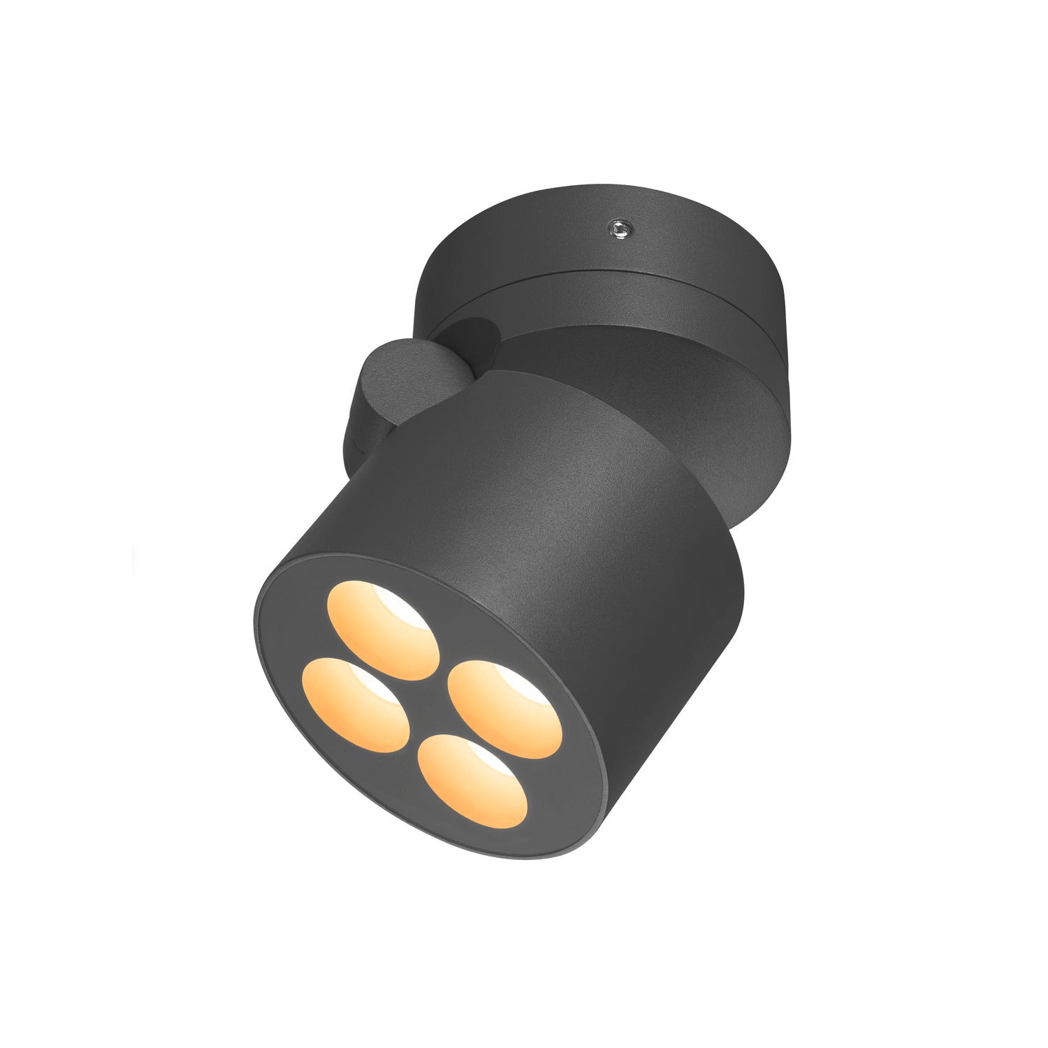 R-CUBE, luminária saliente para parede e teto, 2700/3000 K, 15 W, PHASE, 70°, antracite