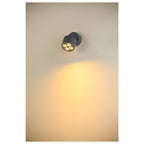 R-CUBE, luminária saliente para parede e teto, 2700/3000 K, 15 W, PHASE, 70°, antracite