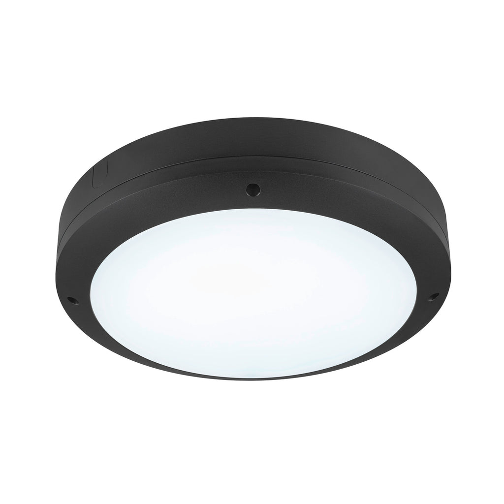 OUTDOOR BULKHEAD V 360 , 20 W 830/840/856 IP65 IK10, preto