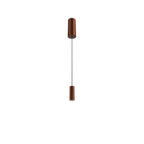 LALU®, luminária suspensa, Led Base, Mix&Match, 150 cm, 9,5 W, 3000 K, PHASE, bronze
