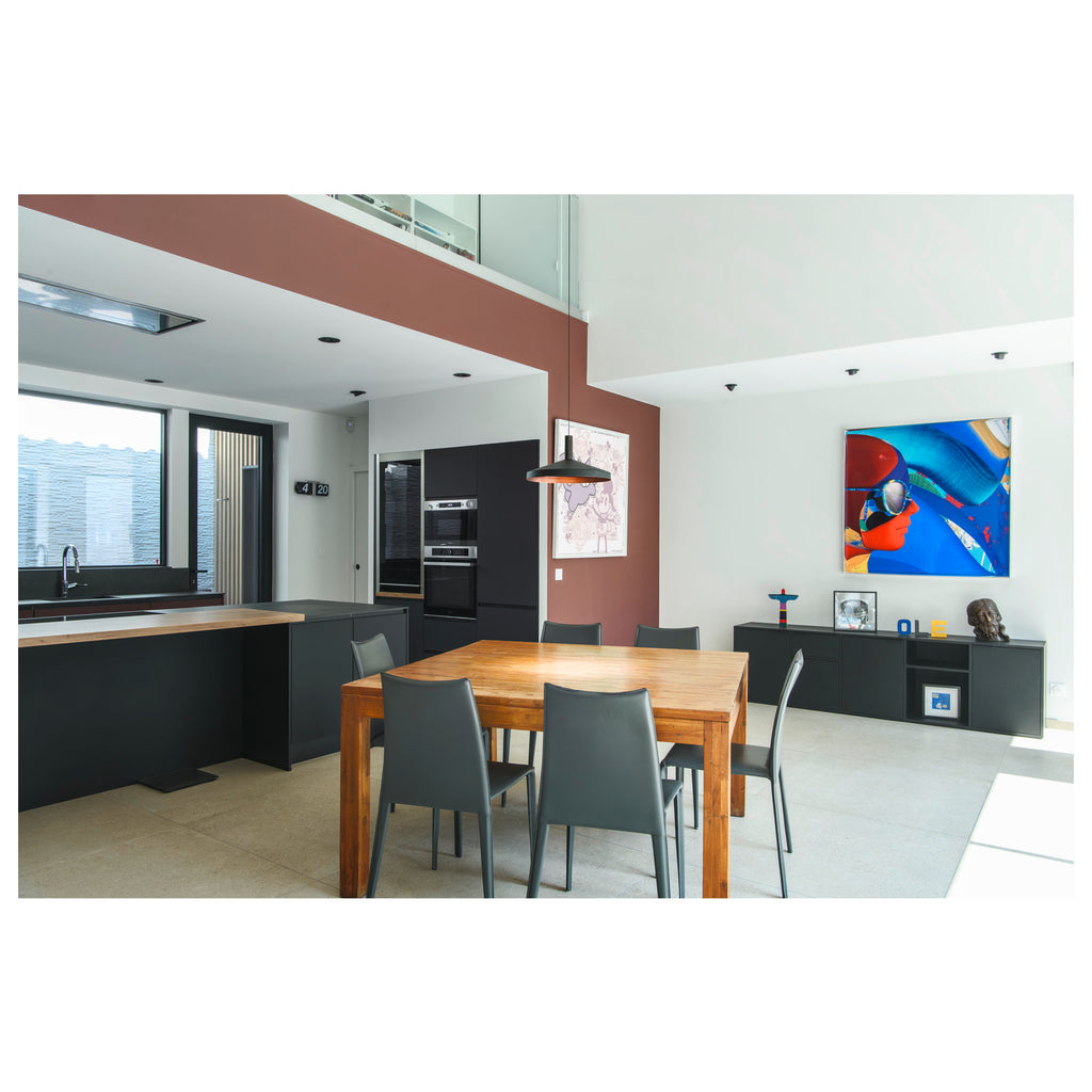 NUMINOS® GIMBLE S, luminária para encastrar no teto, preta 3000 K 40°