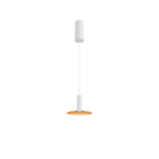 LALU®, luminária suspensa, Led Base, Mix&Match, 150 cm, 9,5 W, 3000 K, PHASE, branco