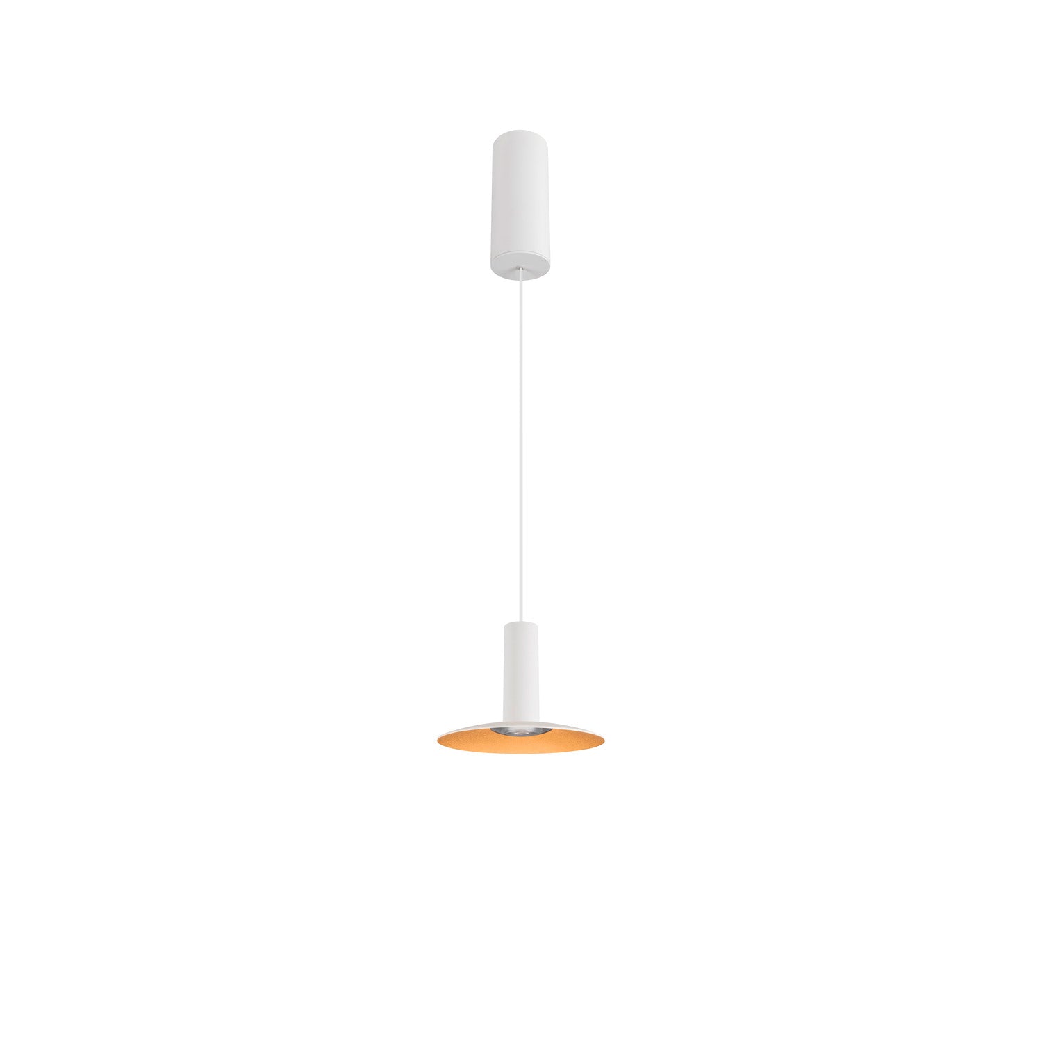 LALU®, luminária suspensa, Led Base, Mix&Match, 150 cm, 9,5 W, 3000 K, PHASE, branco