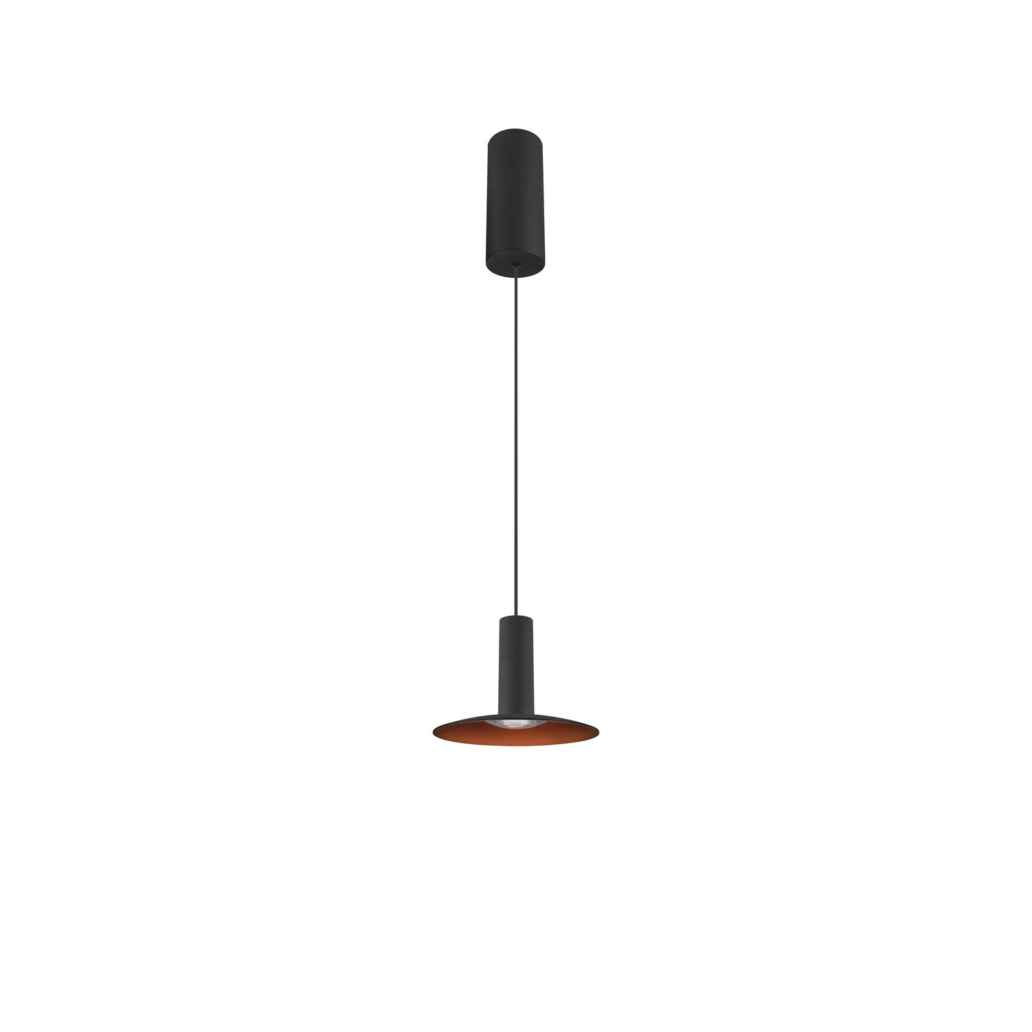 LALU®, luminária suspensa, Led Base, Mix&Match, 150 cm, 9,5 W, 3000 K, PHASE, preto