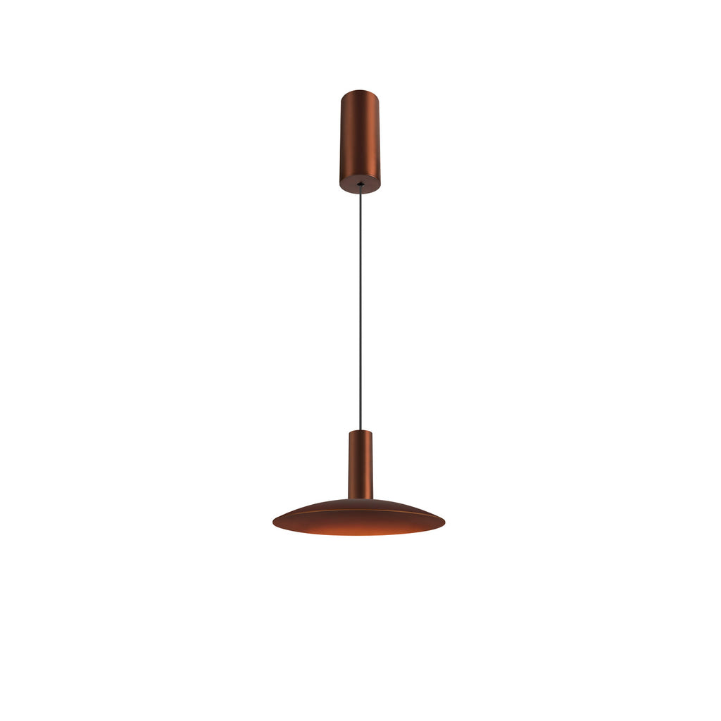 LALU®, luminária suspensa, Led Base, Mix&Match, 150 cm, 9,5 W, 3000 K, PHASE, bronze