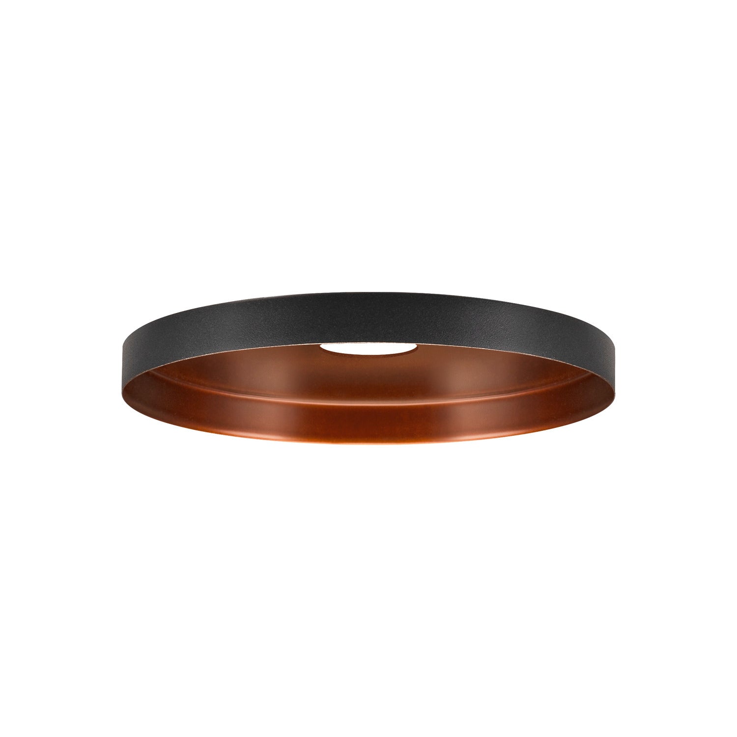 LALU® PLATE 15, abajur, Mix&Match, A:1,5 cm, preto