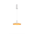 LALU® PLATE 22, abajur, Mix&Match, A:1,5 cm, branco