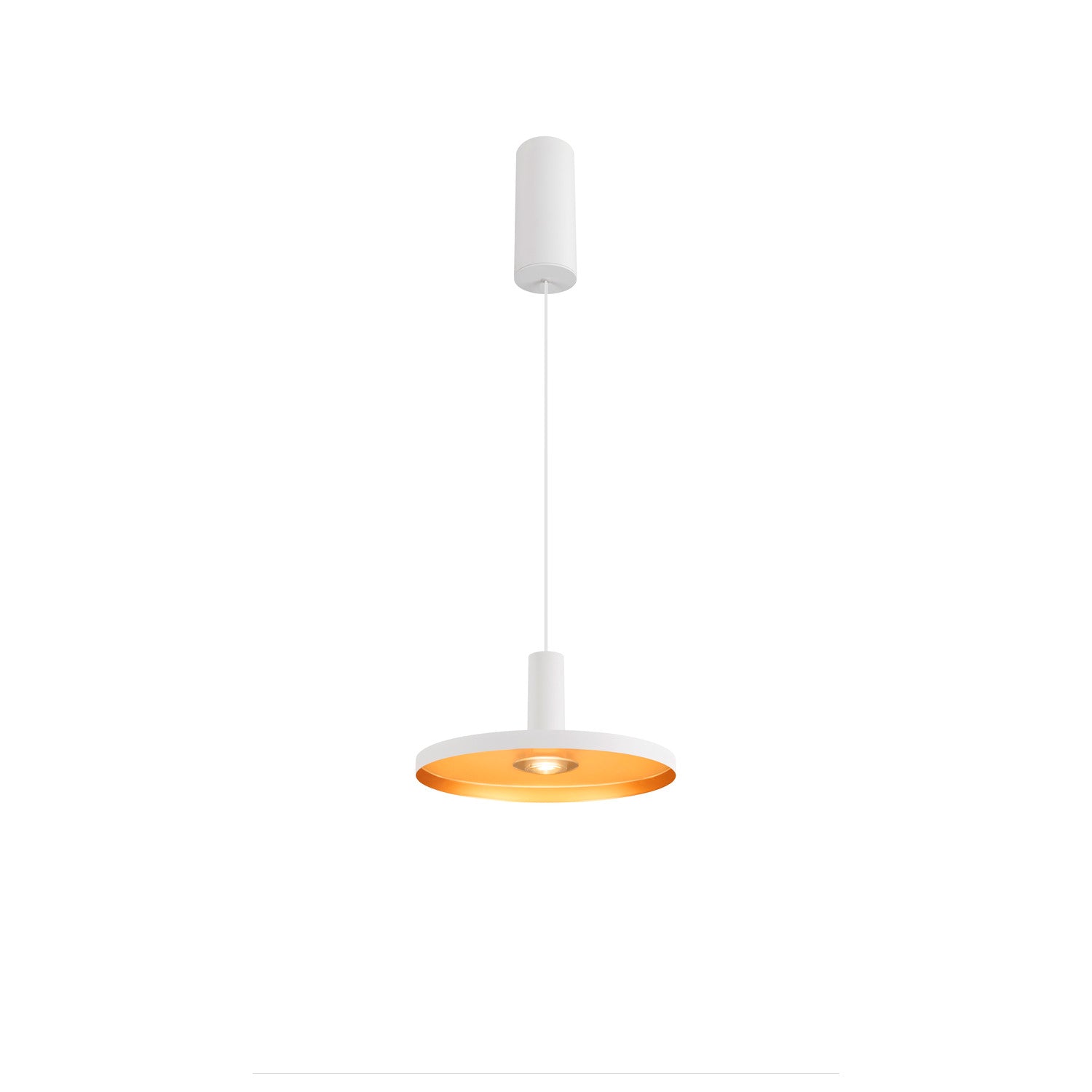 LALU® PLATE 22, abajur, Mix&Match, A:1,5 cm, branco