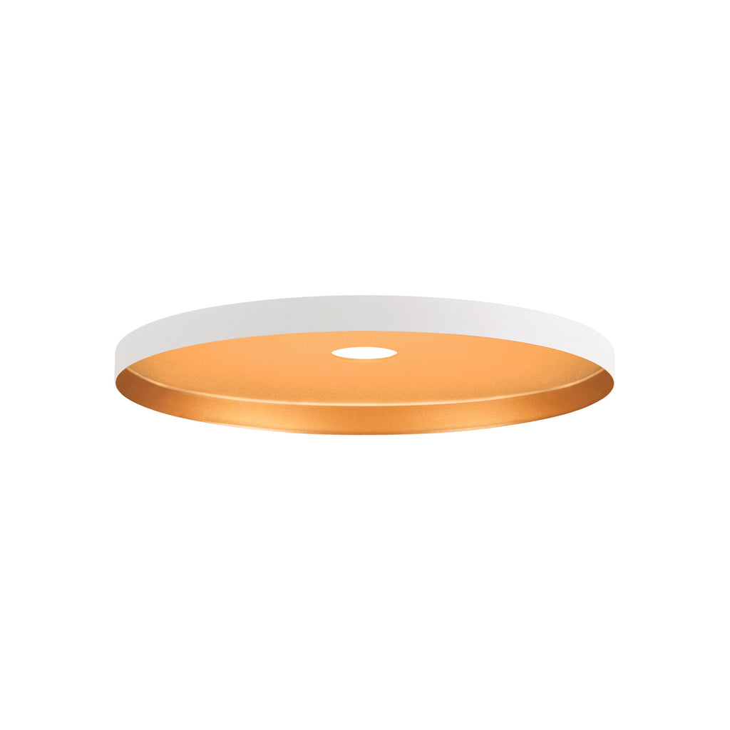 LALU® PLATE 22, abajur, Mix&Match, A:1,5 cm, branco