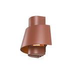 PHOTONI, luminária saliente para a parede, cónica, 1x máx. 13 W, E27, oxidada