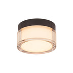 CYFT, luminária saliente para parede e teto, 2700/3000/4000 K, 6,5 W, PHASE, preto / leitoso