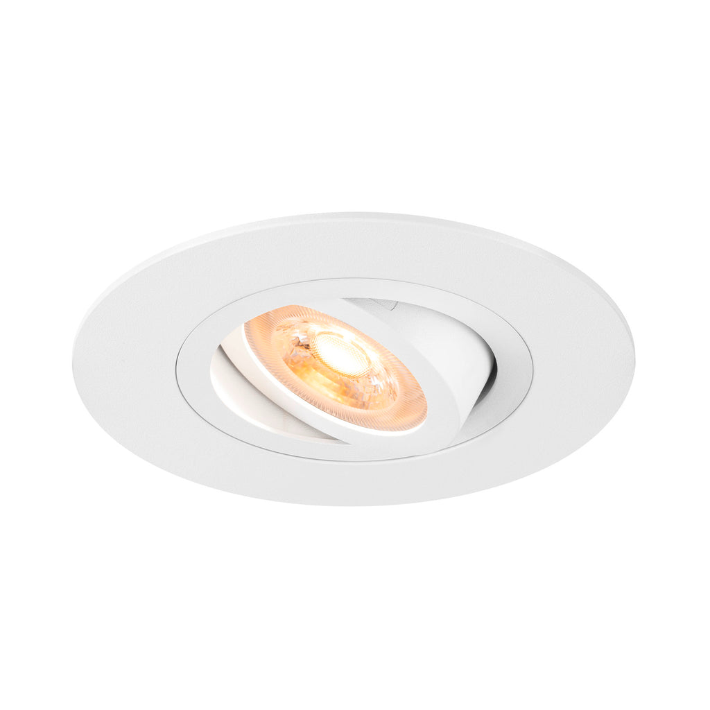 NEW TRIA® 75 XL, luminária para encastrar no teto, redondo, máx. 10 W, GU10, branco